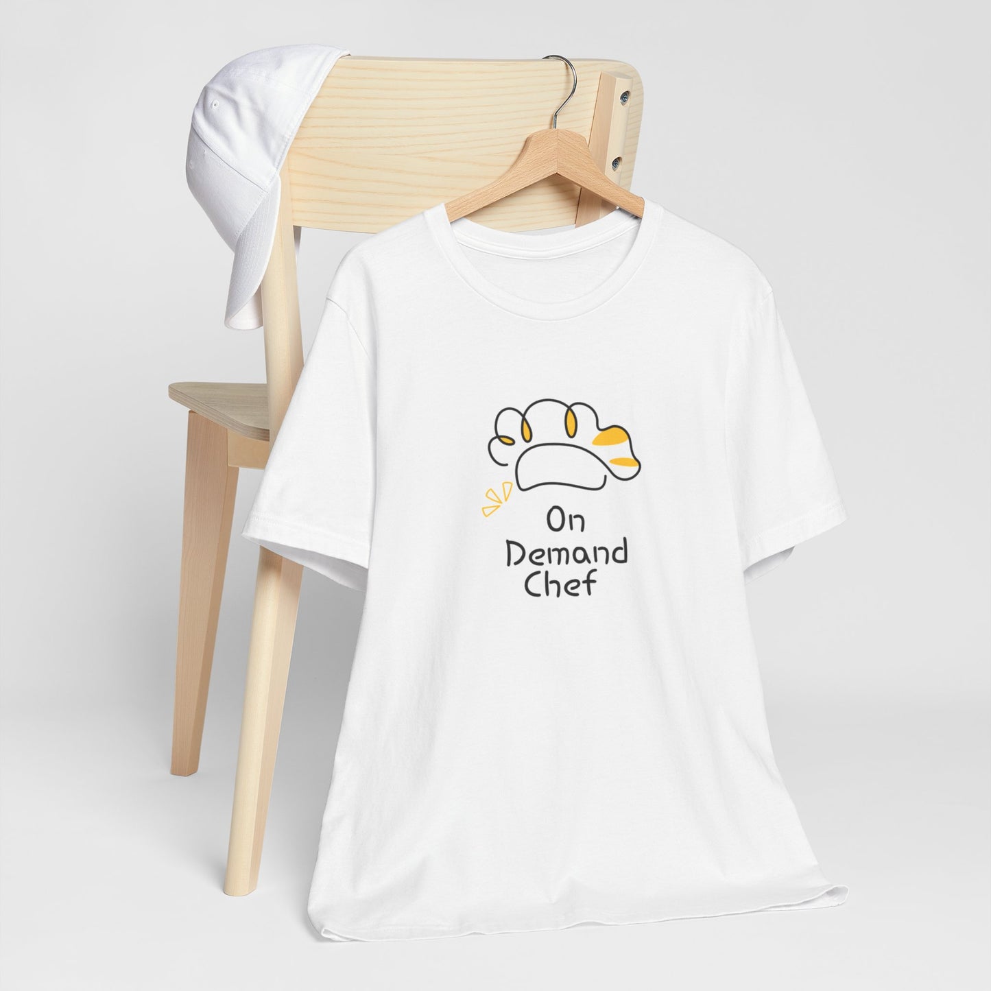 Super Comfortable "On-Demand Chef" Unisex Cotton T-Shirt - Top Kitchen Essentials
