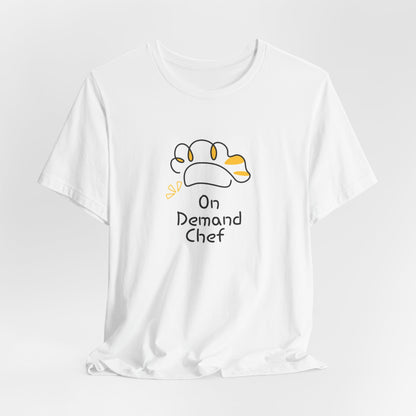 Super Comfortable "On-Demand Chef" Unisex Cotton T-Shirt - Top Kitchen Essentials