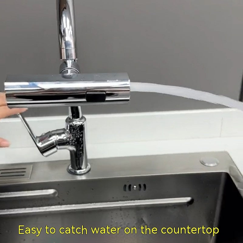 Fantastic Multifunctional Kitchen Faucet Extention Waterfall Splash - Top Kitchen Essentials