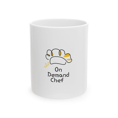 Fantastic Ceramic Mug "On Demand Chef" Perfect Gift for Cooking Enthusiasts - Top Kitchen Essentials
