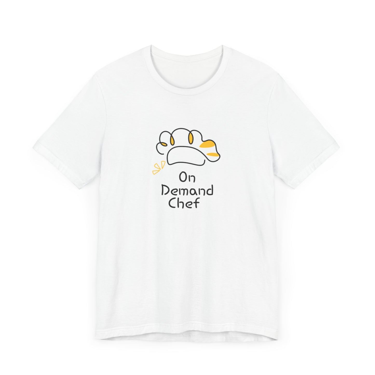 Super Comfortable "On-Demand Chef" Unisex Cotton T-Shirt - Top Kitchen Essentials