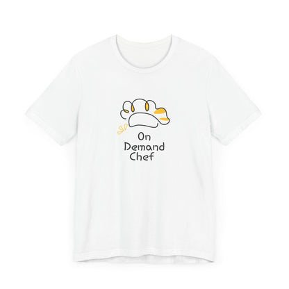 Super Comfortable "On-Demand Chef" Unisex Cotton T-Shirt - Top Kitchen Essentials