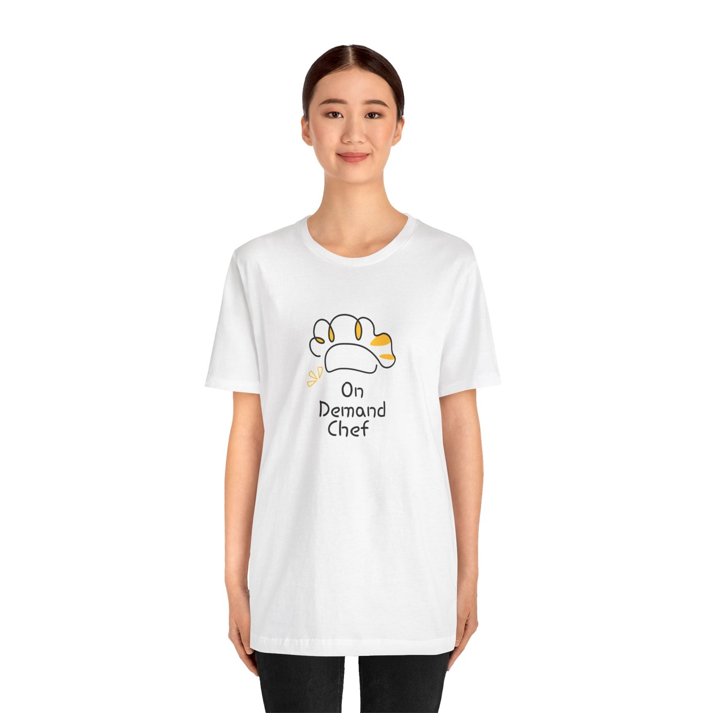 Super Comfortable "On-Demand Chef" Unisex Cotton T-Shirt - Top Kitchen Essentials