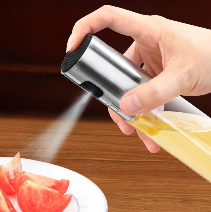 Fantastic Barbecue Frying Oil Spray Bottle Stainless Steel - Top Kitchen Essentials