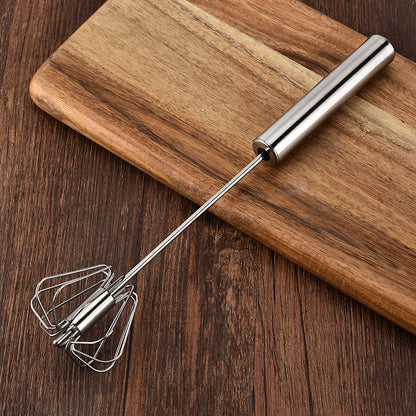 Stainless Steel Semi Automatic Egg Beater Kitchen Tools Hand Held - Top Kitchen Essentials