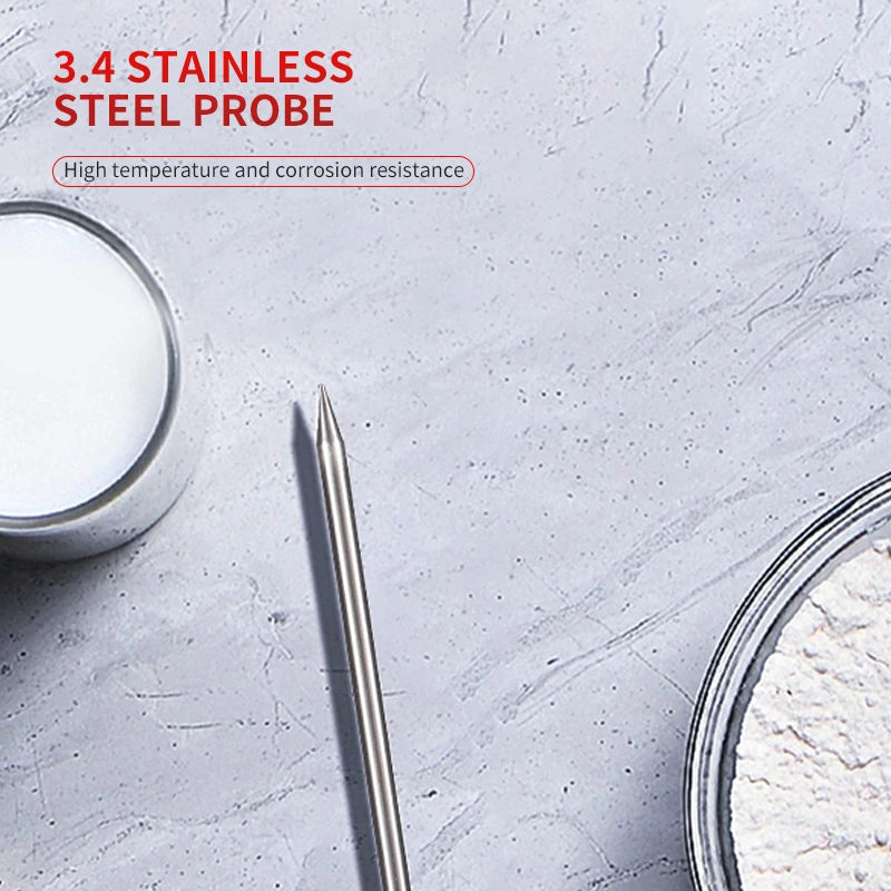 Fantastic Digital Food Thermometer Electronic Kitchen Cooking Baking Digital Display Stainless Steel - Top Kitchen Essentials