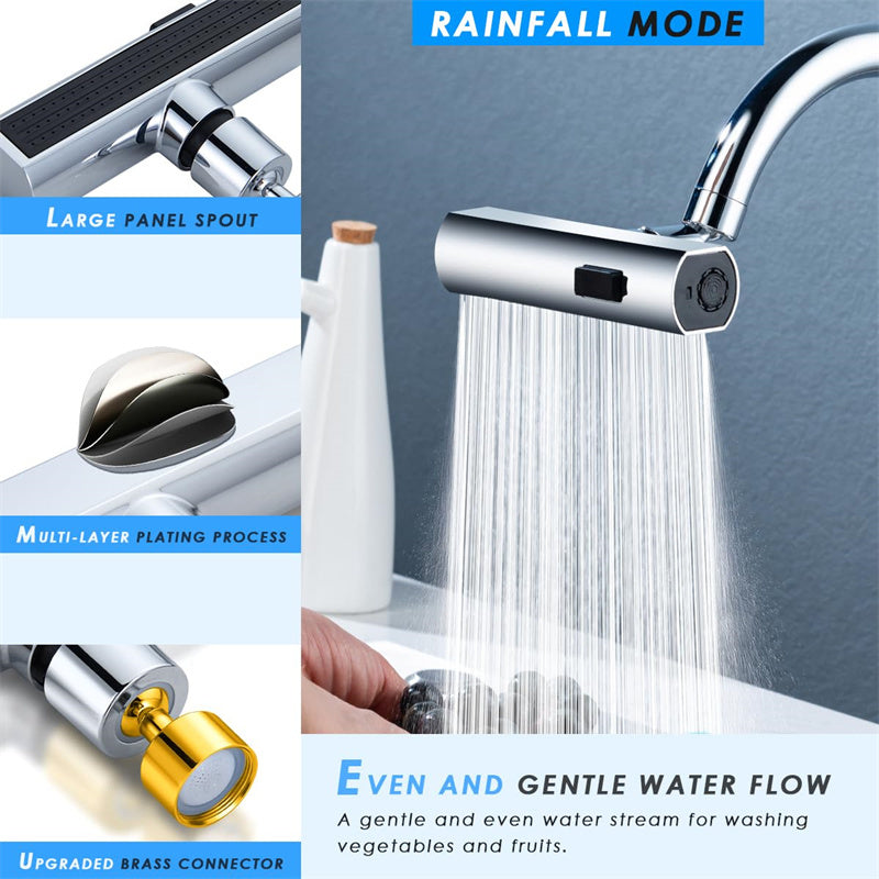 Fantastic Multifunctional Kitchen Faucet Extention Waterfall Splash - Top Kitchen Essentials